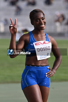 18/05/2024 - Zaymab Dosso during the Sprint Festival Rome 2024 on 18 May 2024 at the Stadio dei Marmi Pietro Mennea, in Rome, Italy. - SPRINT FESTIVAL ROME 24 - INTERNAZIONALI - ATLETICA