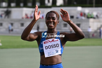 18/05/2024 - Zaymab Dosso during the Sprint Festival Rome 2024 on 18 May 2024 at the Stadio dei Marmi Pietro Mennea, in Rome, Italy. - SPRINT FESTIVAL ROME 24 - INTERNAZIONALI - ATLETICA