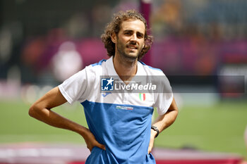 2024-06-09 - Gianmarco Tamberi of Italy in action during the European Athletics Championships 2024 at the Olympic Stadium in Rome, Italy June 9, 2024 - EUROPEAN ATHLETICS CHAMPIONSHIPS - INTERNATIONALS - ATHLETICS