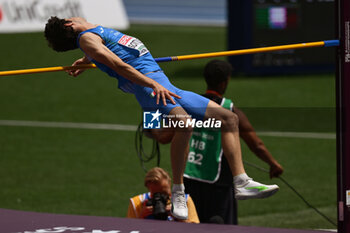 2024-06-09 - Stefano Sottile of Italy in action during the European Athletics Championships 2024 at the Olympic Stadium in Rome, Italy June 9, 2024 - EUROPEAN ATHLETICS CHAMPIONSHIPS - INTERNATIONALS - ATHLETICS