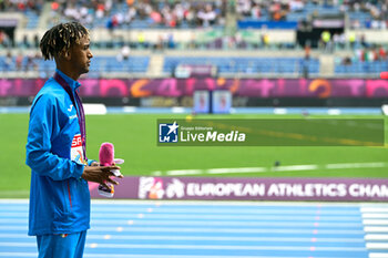 2024-06-09 - Yemaneberhan Crippa of Italy winning the gold medal in the half marathon at the 2024 European Athletics Championships at the Olympic Stadium in Rome, June 9, 2024 - EUROPEAN ATHLETICS CHAMPIONSHIPS - INTERNATIONALS - ATHLETICS