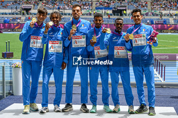 2024-06-09 - Italy wins team gold medal in the half marathon at the Olympic Stadium in Rome, June 9, 2024 - EUROPEAN ATHLETICS CHAMPIONSHIPS - INTERNATIONALS - ATHLETICS
