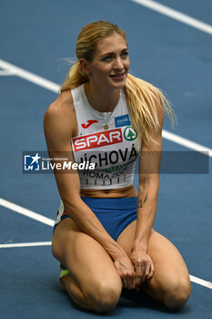 2024-06-09 - Nikoleta Jichova of the Czech Republic during the women's 400m hurdles race at the 2024 European Athletics Championships at the Olympic Stadium in Rome, June 9, 2024 - EUROPEAN ATHLETICS CHAMPIONSHIPS - INTERNATIONALS - ATHLETICS