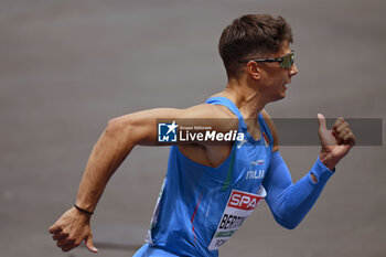 2024-06-09 - Giacomo Bertoncelli of Italy during the men's 400m hurdles batteries at the 2024 European Athletics Championships at the Olympic Stadium in Rome, June 9, 2024 - EUROPEAN ATHLETICS CHAMPIONSHIPS - INTERNATIONALS - ATHLETICS