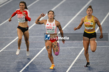 2024-06-09 - Ewa SWOBODA of Poland in action in the semifinals of the women's 100 meters during the European Athletics Championship 2024 at Olimpico Stadium in Rome, Italy, 9 June 2024 - EUROPEAN ATHLETICS CHAMPIONSHIPS - INTERNATIONALS - ATHLETICS