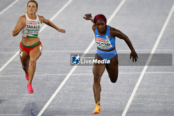 2024-06-09 - Zaynab Dosso of Italy in action during the European Athletics Championships 2024 at the Olympic Stadium in Rome, Italy June 8, 2024 - EUROPEAN ATHLETICS CHAMPIONSHIPS - INTERNATIONALS - ATHLETICS