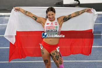 2024-06-09 - Ewa SWOBODA of Poland wins silver medal in the women's 100m at the European Athletics Championships Rome 2024 at Olimpico Stadium in Rome, Italy, 9 June 2024 - EUROPEAN ATHLETICS CHAMPIONSHIPS - INTERNATIONALS - ATHLETICS
