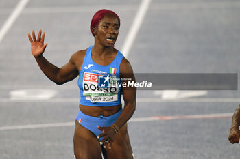 2024-06-09 - Zaynab Dosso of Italy in action during the European Athletics Championships 2024 at the Olympic Stadium in Rome, Italy June 9, 2024 - EUROPEAN ATHLETICS CHAMPIONSHIPS - INTERNATIONALS - ATHLETICS