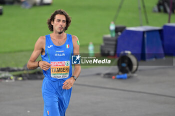 11/06/2024 - Gianmarco Tamberi of Italy in action during the European Athletics Championships 2024 at the Olympic Stadium in Rome, Italy June 11, 2024 - EUROPEAN ATHLETICS CHAMPIONSHIPS - INTERNAZIONALI - ATLETICA