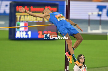 11/06/2024 - Gianmarco Tamberi of Italy in action during the European Athletics Championships 2024 at the Olympic Stadium in Rome, Italy June 11, 2024 - EUROPEAN ATHLETICS CHAMPIONSHIPS - INTERNAZIONALI - ATLETICA