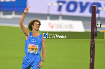 11/06/2024 - Gianmarco Tamberi of Italy in action during the European Athletics Championships 2024 at the Olympic Stadium in Rome, Italy June 11, 2024 - EUROPEAN ATHLETICS CHAMPIONSHIPS - INTERNAZIONALI - ATLETICA