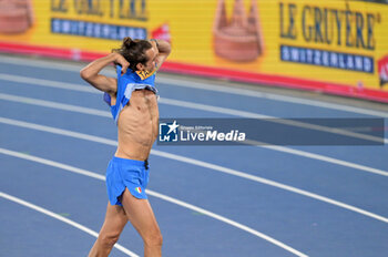 11/06/2024 - Gianmarco Tamberi of Italy wins the gold medal in the men's high jump at the European Athletics Championships Rome 2024 at the Olympic Stadium in Rome, June 11, 2024. - EUROPEAN ATHLETICS CHAMPIONSHIPS - INTERNAZIONALI - ATLETICA