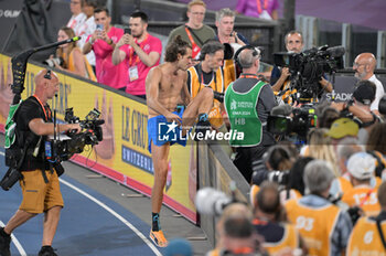 11/06/2024 - Gianmarco Tamberi of Italy wins the gold medal in the men's high jump at the European Athletics Championships Rome 2024 at the Olympic Stadium in Rome, June 11, 2024. - EUROPEAN ATHLETICS CHAMPIONSHIPS - INTERNAZIONALI - ATLETICA