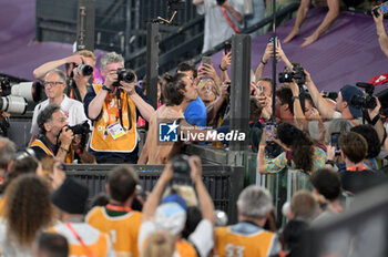 11/06/2024 - Gianmarco Tamberi of Italy wins the gold medal in the men's high jump at the European Athletics Championships Rome 2024 at the Olympic Stadium in Rome, June 11, 2024. - EUROPEAN ATHLETICS CHAMPIONSHIPS - INTERNAZIONALI - ATLETICA