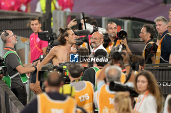 11/06/2024 - Gianmarco Tamberi of Italy wins the gold medal in the men's high jump at the European Athletics Championships Rome 2024 at the Olympic Stadium in Rome, June 11, 2024. - EUROPEAN ATHLETICS CHAMPIONSHIPS - INTERNAZIONALI - ATLETICA