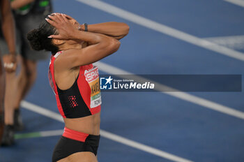 11/06/2024 - Mujinga KAMBUNDJI of Switzerland wins the gold medal in the women's 200 meters at the European Athletics Championships Rome 2024 at the Olympic Stadium in Rome, June 11, 2024. - EUROPEAN ATHLETICS CHAMPIONSHIPS - INTERNAZIONALI - ATLETICA