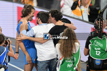 11/06/2024 - Gianmarco Tamberi of Italy wins the gold medal in the men's high jump at the European Athletics Championships Rome 2024 at the Olympic Stadium in Rome, June 11, 2024. - EUROPEAN ATHLETICS CHAMPIONSHIPS - INTERNAZIONALI - ATLETICA