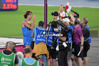 11/06/2024 - Gianmarco Tamberi of Italy wins the gold medal in the men's high jump at the European Athletics Championships Rome 2024 at the Olympic Stadium in Rome, June 11, 2024. - EUROPEAN ATHLETICS CHAMPIONSHIPS - INTERNAZIONALI - ATLETICA