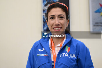 06/06/2024 - Antonella Palmisano during Official Press Conference of European Athletics Championships 2024 at CONI Honour Hall, on June 6, 2024 in Rome, Italy. - EUROPEAN CHAMPIONSHIPS - PRESS CONFERENCE - INTERNAZIONALI - ATLETICA