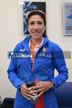 06/06/2024 - Antonella Palmisano during Official Press Conference of European Athletics Championships 2024 at CONI Honour Hall, on June 6, 2024 in Rome, Italy. - EUROPEAN CHAMPIONSHIPS - PRESS CONFERENCE - INTERNAZIONALI - ATLETICA