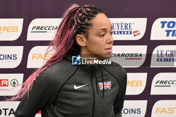 06/06/2024 - Katarina Johnson-Thompson during Official Press Conference of European Athletics Championships 2024 at CONI Honour Hall, on June 6, 2024 in Rome, Italy. - EUROPEAN CHAMPIONSHIPS - PRESS CONFERENCE - INTERNAZIONALI - ATLETICA