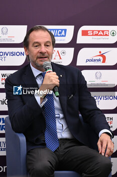 06/06/2024 - Stefano Mei during Official Press Conference of European Athletics Championships 2024 at CONI Honour Hall, on June 6, 2024 in Rome, Italy. - EUROPEAN CHAMPIONSHIPS - PRESS CONFERENCE - INTERNAZIONALI - ATLETICA