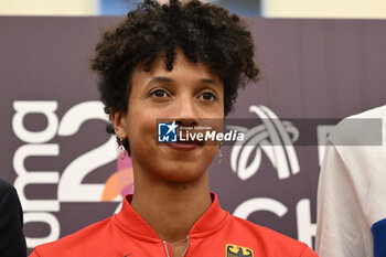 06/06/2024 - Malaika Mihambo during Official Press Conference of European Athletics Championships 2024 at CONI Honour Hall, on June 6, 2024 in Rome, Italy. - EUROPEAN CHAMPIONSHIPS - PRESS CONFERENCE - INTERNAZIONALI - ATLETICA