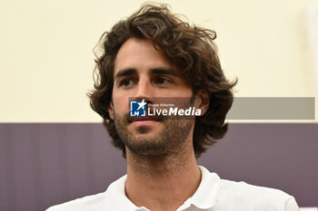 06/06/2024 - Gianmarco Tamberi during Official Press Conference of European Athletics Championships 2024 at CONI Honour Hall, on June 6, 2024 in Rome, Italy. - EUROPEAN CHAMPIONSHIPS - PRESS CONFERENCE - INTERNAZIONALI - ATLETICA