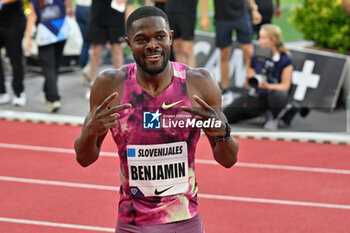 2024-07-12 - Rai BENJAMIN (USA) the winner 400 mt. haies men - DIAMOND LEAGUE - HERCULIS MEETING INTERNATIONAL D'ATHLETISME - INTERNATIONALS - ATHLETICS