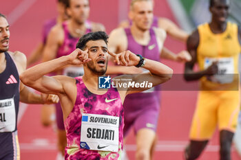 2024-07-12 - SEDJATI Djamel (ALG) the winner 800 mt. mens's - DIAMOND LEAGUE - HERCULIS MEETING INTERNATIONAL D'ATHLETISME - INTERNATIONALS - ATHLETICS