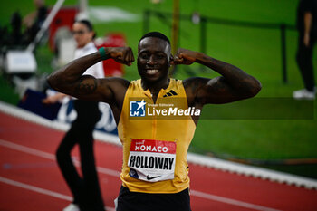 2024-07-12 - HOLLOWAY Grant USA) the winner 110M HURDLES MEN - DIAMOND LEAGUE - HERCULIS MEETING INTERNATIONAL D'ATHLETISME - INTERNATIONALS - ATHLETICS