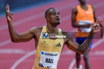 2024-07-12 - HALL Quincy (USA) the winner 400 mt. men's - DIAMOND LEAGUE - HERCULIS MEETING INTERNATIONAL D'ATHLETISME - INTERNATIONALS - ATHLETICS