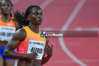 2024-07-12 - 100M WOMEN: ALFRED Julien (LCA) the winner - DIAMOND LEAGUE - HERCULIS MEETING INTERNATIONAL D'ATHLETISME - INTERNATIONALS - ATHLETICS