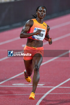 2024-07-12 - 100M WOMEN: ALFRED Julien (LCA) the winner - DIAMOND LEAGUE - HERCULIS MEETING INTERNATIONAL D'ATHLETISME - INTERNATIONALS - ATHLETICS