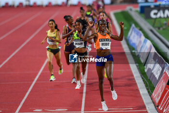 2024-07-12 - 5000M WOMEN: AKIDOR Margaret (KEN) the winner - DIAMOND LEAGUE - HERCULIS MEETING INTERNATIONAL D'ATHLETISME - INTERNATIONALS - ATHLETICS