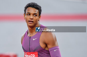 2024-07-12 - 110M HURDLES MEN: SIMONELLI Lorenzo Ndele (ITA) 2° classified - DIAMOND LEAGUE - HERCULIS MEETING INTERNATIONAL D'ATHLETISME - INTERNATIONALS - ATHLETICS