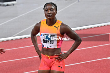 2024-07-12 - 100M WOMEN: ALFRED Julien (LCA) the winner - DIAMOND LEAGUE - HERCULIS MEETING INTERNATIONAL D'ATHLETISME - INTERNATIONALS - ATHLETICS