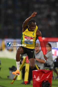 2024-08-30 - Andy DIAZ HERNANDEZ (ITA) competes in Triple Jump Men during the Diamond League Athletics 30th August 2024 at the Olimpic Stadium in Rome - GOLDEN GALA PIETRO MENNEA - INTERNATIONALS - ATHLETICS