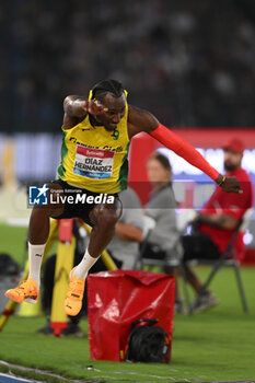 2024-08-30 - Andy DIAZ HERNANDEZ (ITA) competes in Triple Jump Men during the Diamond League Athletics 30th August 2024 at the Olimpic Stadium in Rome - GOLDEN GALA PIETRO MENNEA - INTERNATIONALS - ATHLETICS