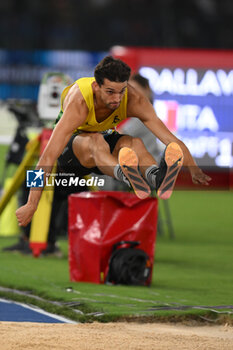 2024-08-30 - Andrea DALLAVALLE (ITA) competes in Triple Jump Men during the Diamond League Athletics 30th August 2024 at the Olimpic Stadium in Rome - GOLDEN GALA PIETRO MENNEA - INTERNATIONALS - ATHLETICS