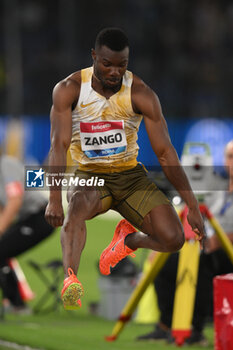 2024-08-30 - Hugues Fabrice ZANGO (BUR) competes in Triple Jump Men during the Diamond League Athletics 30th August 2024 at the Olimpic Stadium in Rome - GOLDEN GALA PIETRO MENNEA - INTERNATIONALS - ATHLETICS