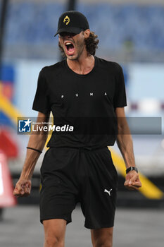 2024-08-30 - Gianmarco TAMBERI (ITA) competes in High Jump Menduring the Diamond League Athletics 30th August 2024 at the Olimpic Stadium in Rome - GOLDEN GALA PIETRO MENNEA - INTERNATIONALS - ATHLETICS