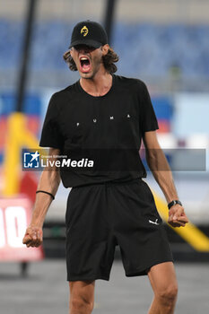 2024-08-30 - Gianmarco TAMBERI (ITA) competes in High Jump Menduring the Diamond League Athletics 30th August 2024 at the Olimpic Stadium in Rome - GOLDEN GALA PIETRO MENNEA - INTERNATIONALS - ATHLETICS