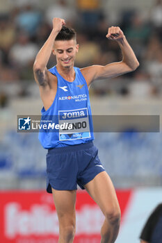 2024-08-30 - Manuel LANDO (ITA) competes in High Jump Menduring the Diamond League Athletics 30th August 2024 at the Olimpic Stadium in Rome - GOLDEN GALA PIETRO MENNEA - INTERNATIONALS - ATHLETICS