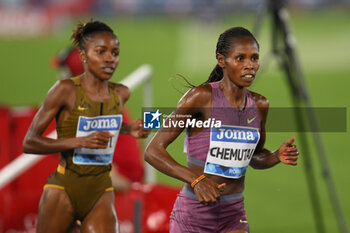 2024-08-30 - Peruth CHEMUTAI (UGA) competes in 3000m Steeplechase Women during the Diamond League Athletics 30th August 2024 at the Olimpic Stadium in Rome - GOLDEN GALA PIETRO MENNEA - INTERNATIONALS - ATHLETICS