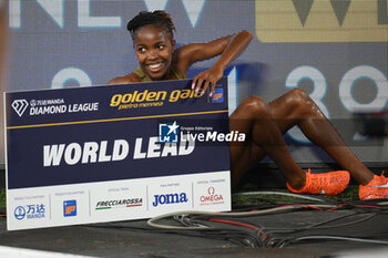 2024-08-30 - Winfred YAVI (BRN) competes in 3000m Steeplechase Women during the Diamond League Athletics 30th August 2024 at the Olimpic Stadium in Rome - GOLDEN GALA PIETRO MENNEA - INTERNATIONALS - ATHLETICS