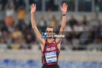 2024-08-30 - Gianmarco TAMBERI (ITA) competes in High Jump Menduring the Diamond League Athletics 30th August 2024 at the Olimpic Stadium in Rome - GOLDEN GALA PIETRO MENNEA - INTERNATIONALS - ATHLETICS