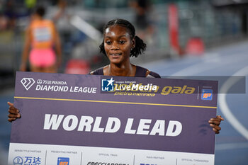 2024-08-30 - Ackera NUGENT (JAM) competes in 100m Hurdles Womenduring the Diamond League Athletics 30th August 2024 at the Olimpic Stadium in Rome - GOLDEN GALA PIETRO MENNEA - INTERNATIONALS - ATHLETICS