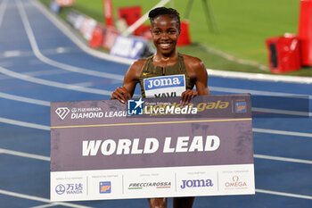 2024-08-30 - Winfred YAVI (BRN) competes in 3000m Steeplechase Women during the Diamond League Athletics 30th August 2024 at the Olimpic Stadium in Rome - GOLDEN GALA PIETRO MENNEA - INTERNATIONALS - ATHLETICS