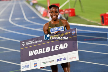 2024-08-30 - Winfred YAVI (BRN) competes in 3000m Steeplechase Women during the Diamond League Athletics 30th August 2024 at the Olimpic Stadium in Rome - GOLDEN GALA PIETRO MENNEA - INTERNATIONALS - ATHLETICS